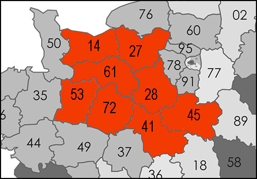 Implanté à Mortagne-au-Perche, Homenorm intervient dans l'Orne, la Sarthe, l'Eure, l'Eure-et-Loir, le Calvados, la Mayenne, le Loir-et-Cher et le Loiret